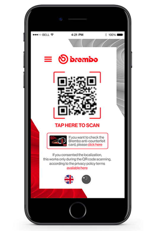 Brembo Check: nuova App Brembo per certificare l’originalità dei prodotti upgrade